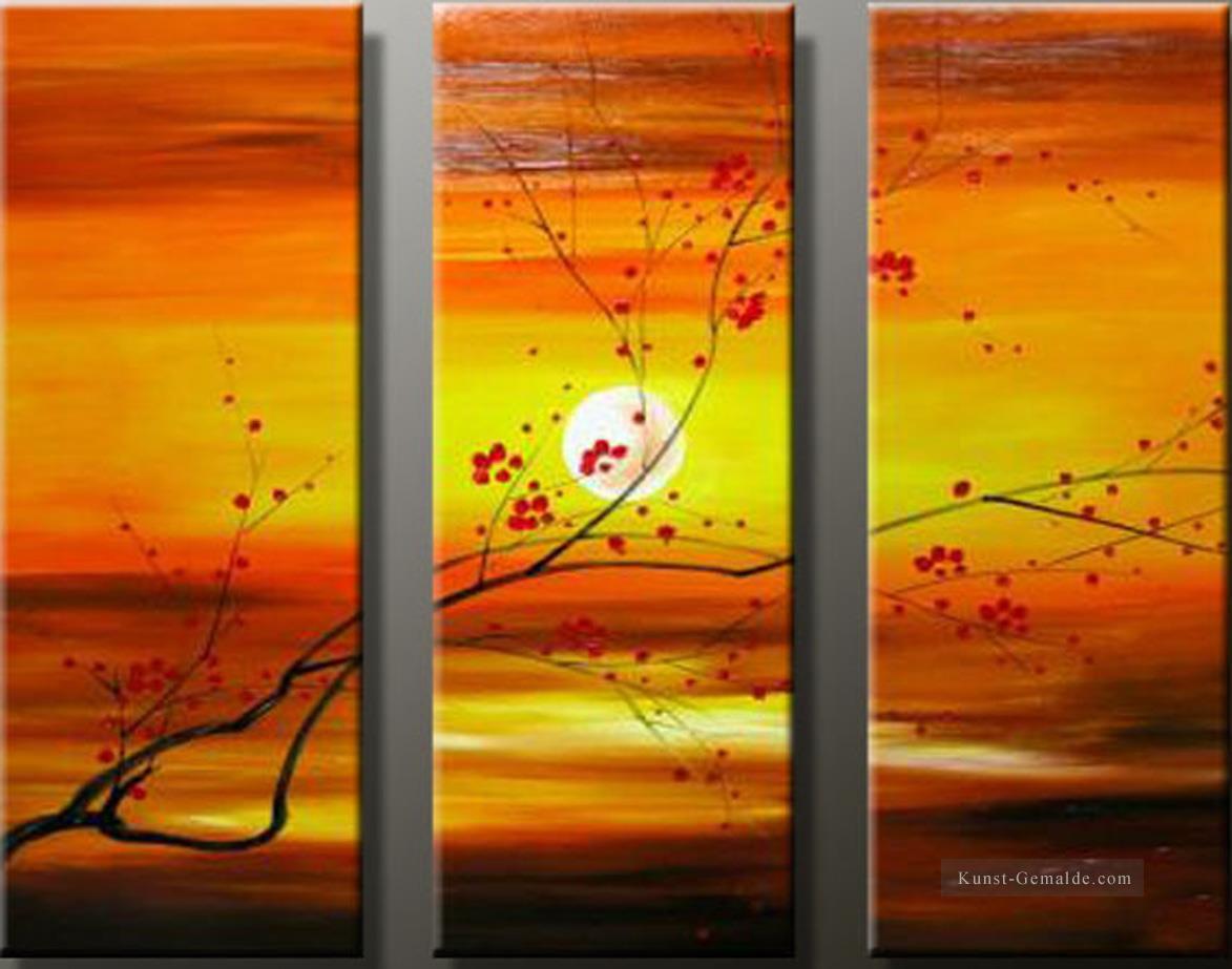 agp110 Pflaumenblüte Gemälde Set Ölgemälde
